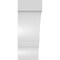Ekena Millwork 6-in. W x 8-in. D x 16-in. H Balboa Architectural Grade PVC Knee Brace BRCP06X08X16BOA - alternate 6